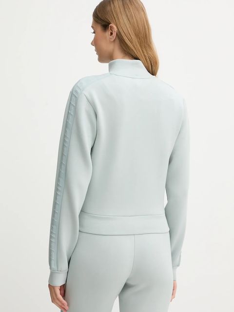 Guess bluza NEW ALLIE damska kolor niebieski gładka V2YQ17 K7UW2