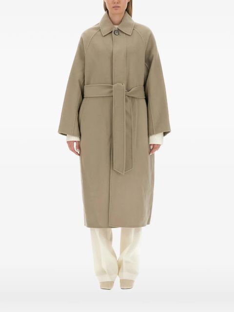 AMI Paris belted single-breasted coat - Neutrals - zdjęcie produktu nr 1