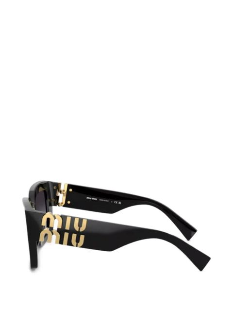 Miu Miu Eyewear square-frame sunglasses - Black - zdjęcie produktu nr 2