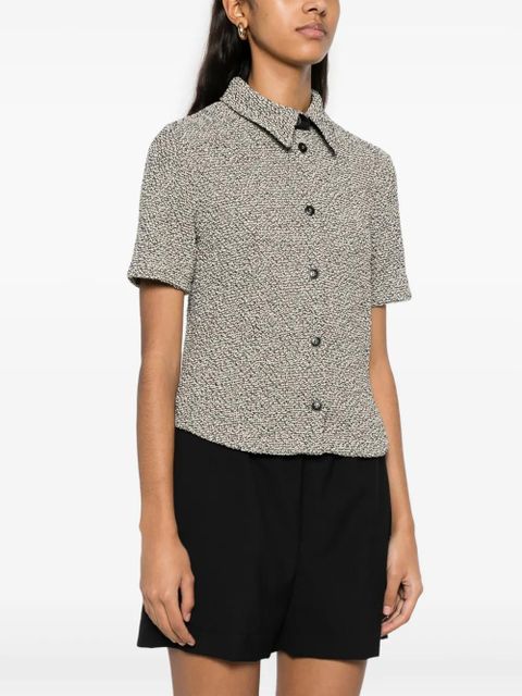Nanushka Clare shirt - Black