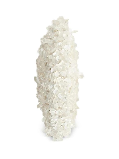 Acler Birch crystal-embellished tote bag - White