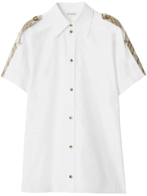 Burberry cotton shirt - White - zdjęcie produktu nr 1