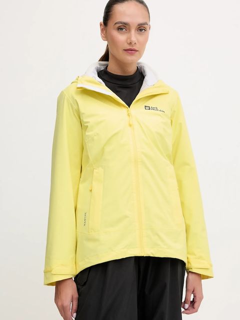 Jack Wolfskin kurtka outdoorowa Moonrise 3in1 kolor żółty - zdjęcie produktu nr 1
