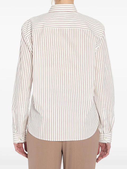 Saint Laurent striped shirt - Neutrals