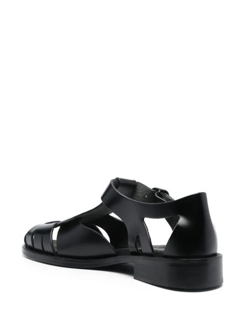 Hereu Pesca cut-out leather sandals - Black - zdjęcie produktu nr 2