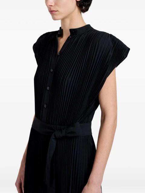 Proenza Schouler Farah pleated midi dress - Black