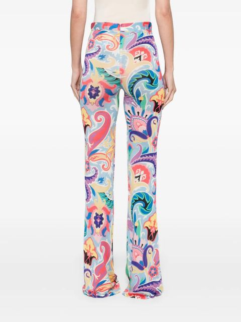 ETRO paisley-print trousers - Blue