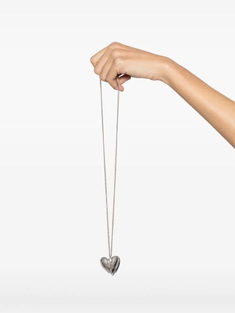 Amina Muaddi heartbreaker necklace - Silver - zdjęcie produktu nr 2