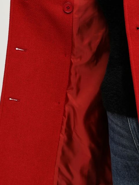 Morgan płaszcz z dodatkiem wełny kolor czerwony GEVA