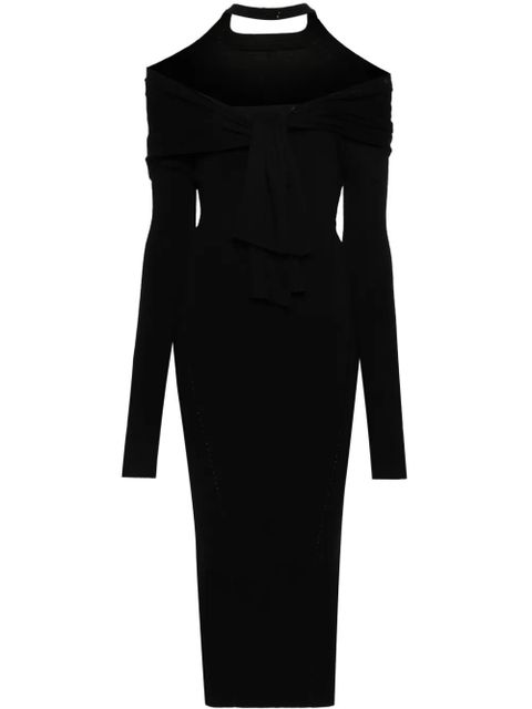 Jacquemus La Robe Doble midi dress - Black - zdjęcie produktu nr 1