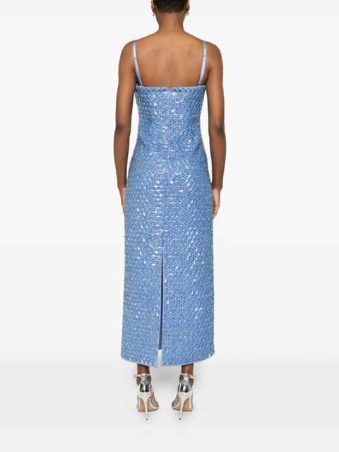 Simkhai Vanessa embellished midi dress - Blue