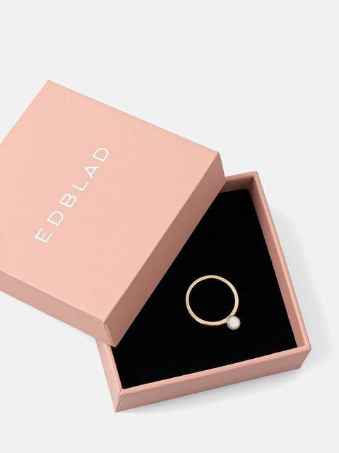 EDBLAD pierścionek pozłacany Lilian 126734