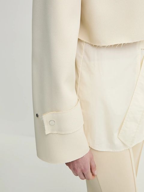 Day Birger et Mikkelsen płaszcz Chapin damski kolor beżowy przejściowy dwurzędowy DAY65243662