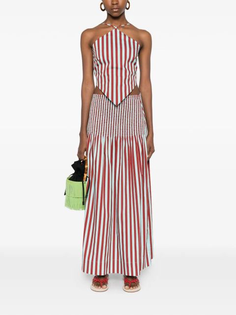 Simon Miller striped maxi skirt - Red - zdjęcie produktu nr 2