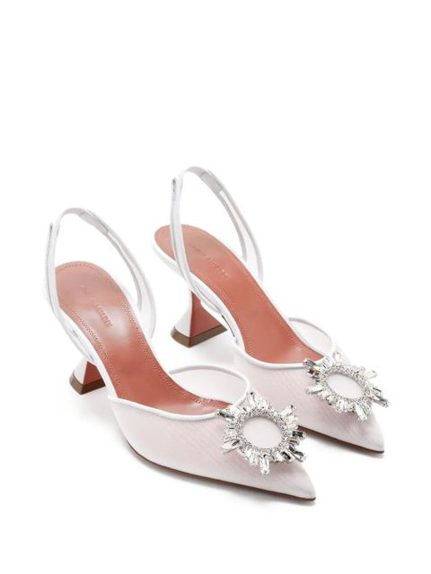 Amina Muaddi Begum pumps - White - zdjęcie produktu nr 2