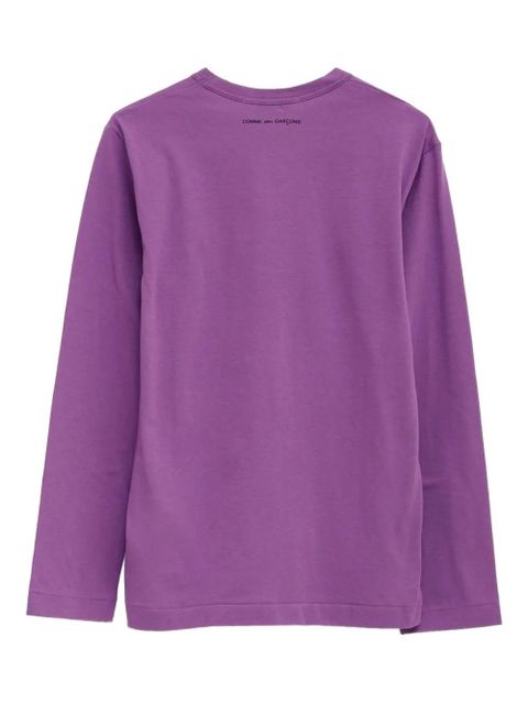 Comme Des Garçons logo-print T-shirt - Purple - zdjęcie produktu nr 2