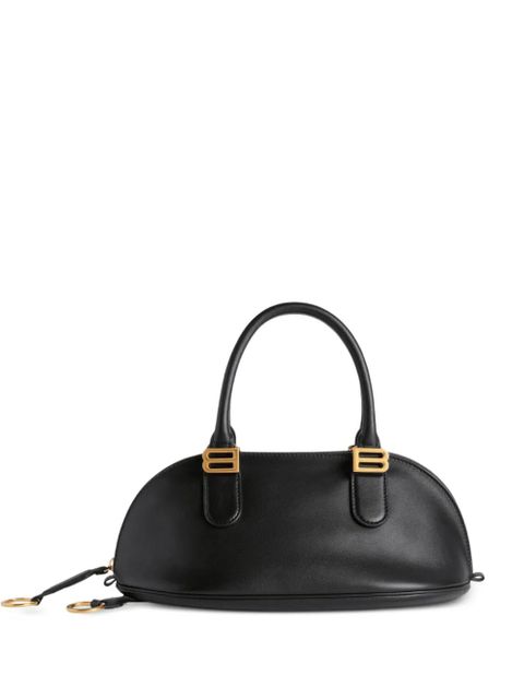 Balenciaga mini Bolero Bowling leather tote bag - Black - zdjęcie produktu nr 1