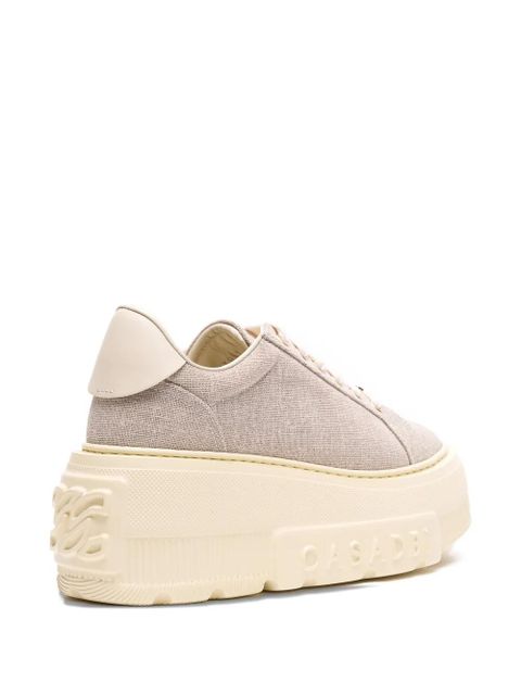 Casadei Nexus Solar Eclipse platform logo sneakers - Neutrals