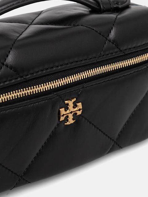 Tory Burch torebka skórzana Kira Diamond Quilt kolor czarny 178159-001