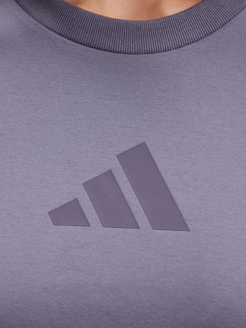 adidas t-shirt bawełniany adidas x Z.N.E damski kolor fioletowy JW7755