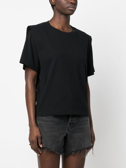 ISABEL MARANT Zelitos organic-cotton T-shirt - Black - zdjęcie produktu nr 2