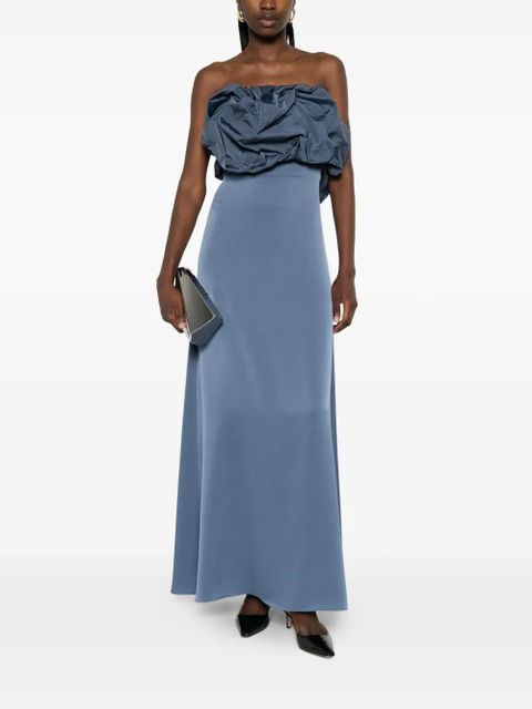 Max Mara Operoso strapless maxi dress - Blue - zdjęcie produktu nr 2