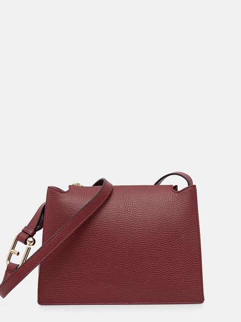 Furla torebka skórzana kolor bordowy WB01275.HSF000.0053S - zdjęcie produktu nr 1
