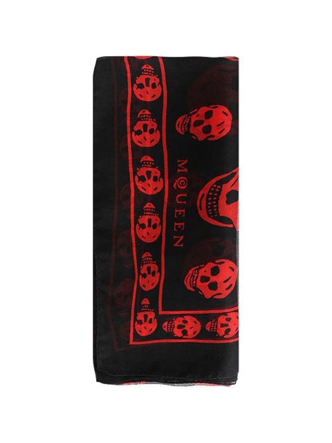 Alexander McQueen Skull-print scarf - Black - zdjęcie produktu nr 1