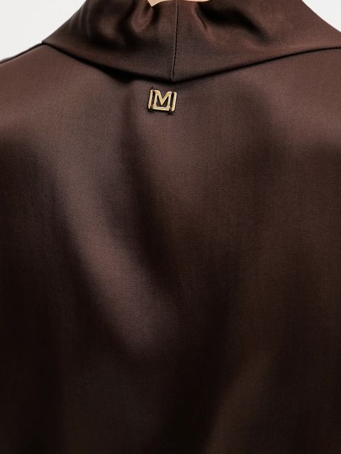 Marciano by Guess bluzka IVA damska kolor brązowy gładka 5YGH15 7350A