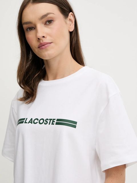 Lacoste piżama damska kolor biały 4F5883