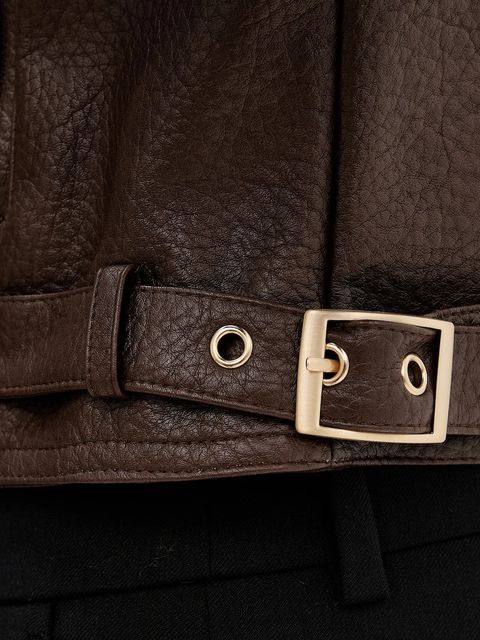 Guess ramoneska JEANNINE kolor brązowy przejściowa W5YL19 WHDS0