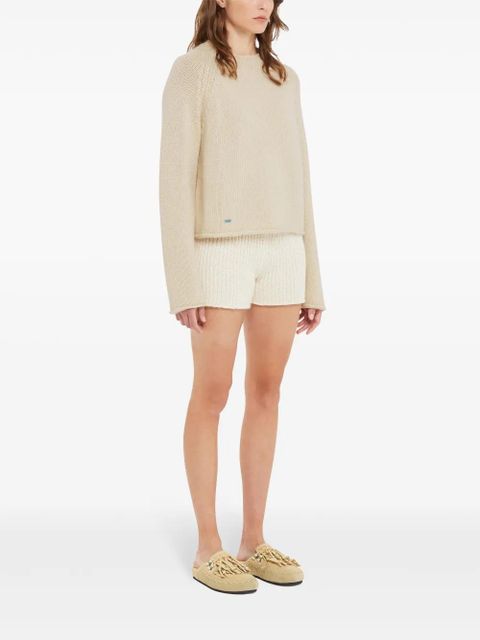 Alanui cashmere-cotton jumper - Neutrals
