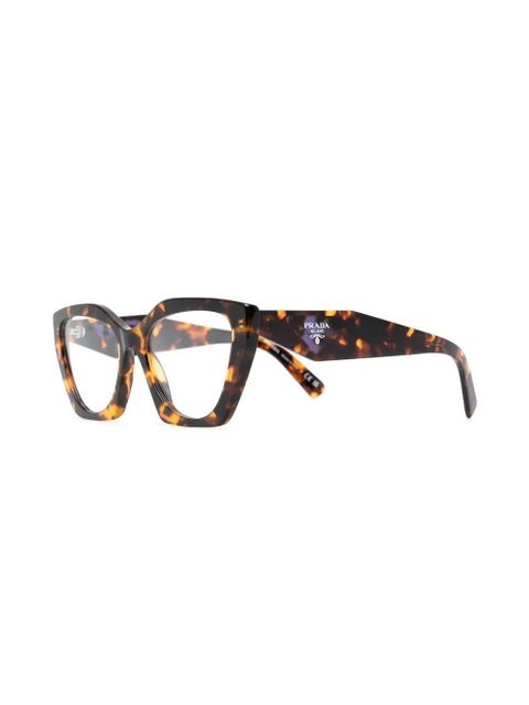 Prada Eyewear square-frame glasses - Brown