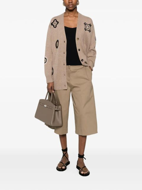 Max Mara Gioire appliquéd pocket cardigan - Neutrals - zdjęcie produktu nr 2