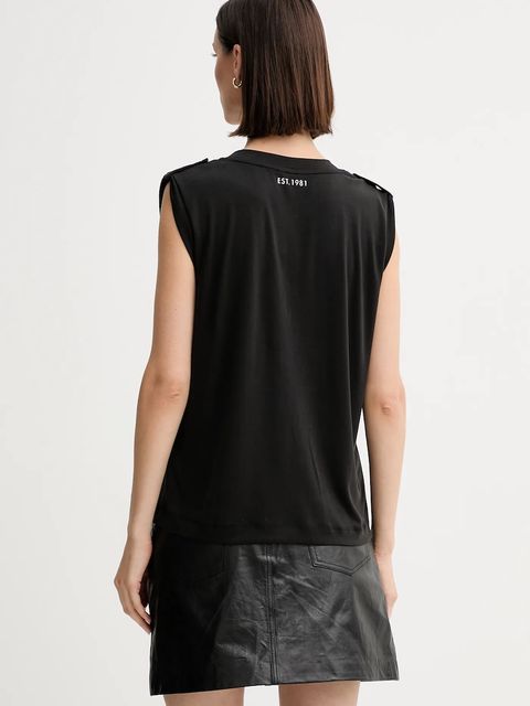 Guess t-shirt damskie kolor czarny W5YP52 KCYW2