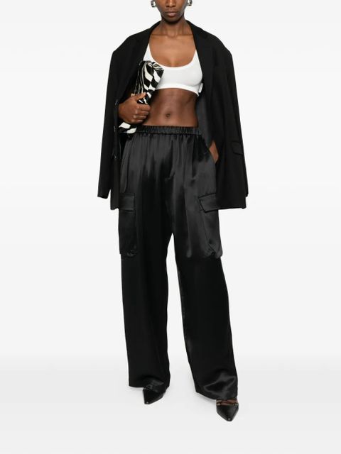 The Frankie Shop cargo pocket trousers - Black