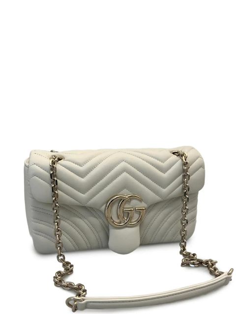 Gucci GG Marmont chain-strap bag - White - zdjęcie produktu nr 1