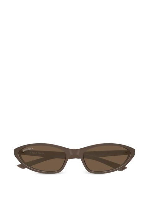 Balenciaga Eyewear geometric sunglasses - Brown - zdjęcie produktu nr 1