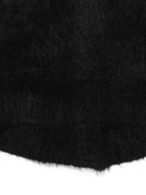 TOTEME funnel alpaca-blend neck warmer - Black