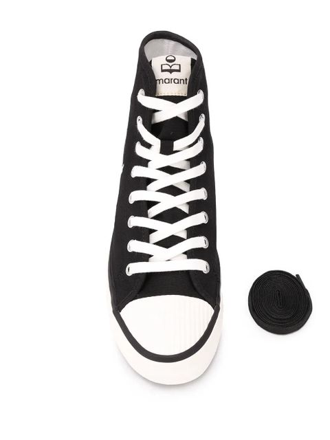 ISABEL MARANT Benkeen high-top sneakers - Black