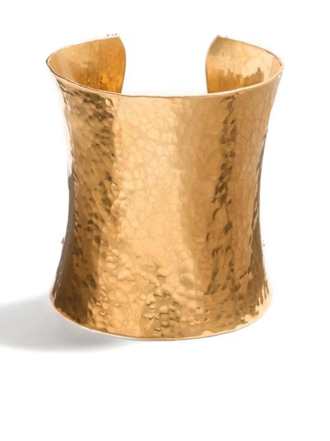 Valentino Garavani Cuffy hammered-pattern bracelet - Gold