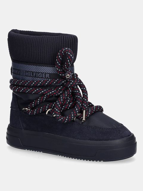 Tommy Hilfiger śniegowce TOMMYTECH RWB SNOWBOOT WARM kolor granatowy FW0FW09163 - zdjęcie produktu nr 1