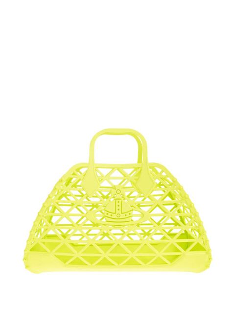 Vivienne Westwood X-Ray Orb-detail lattice tote bag - Green - zdjęcie produktu nr 2