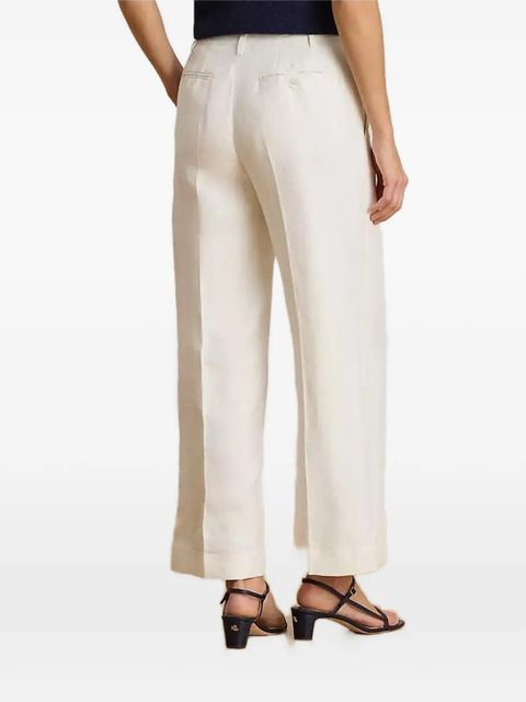 Lauren Ralph Lauren wide-leg cropped trousers - Neutrals