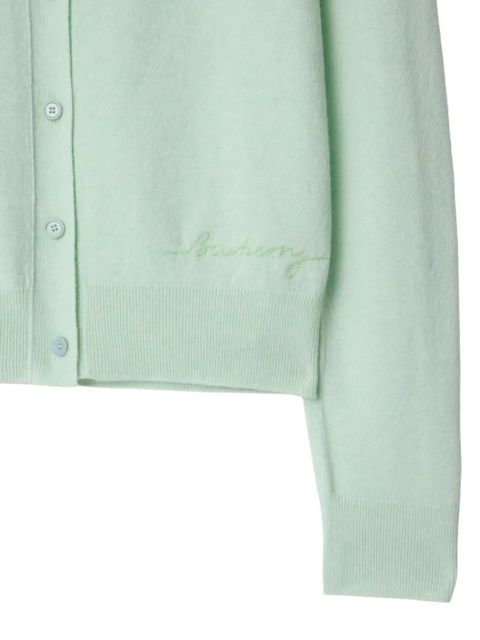 Burberry button-up cardigan - Green