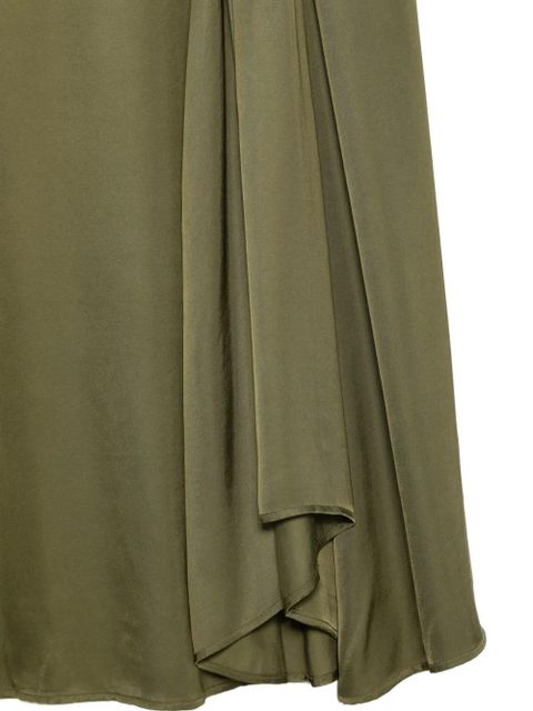 Essentiel Antwerp draped-detail skirt - Green