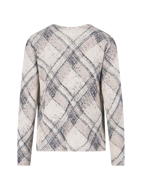 Vivienne Westwood Broken tartan cardigan - Neutrals - zdjęcie produktu nr 2