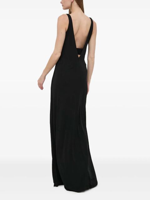 PINKO buckle sleeveless maxi dress - Black
