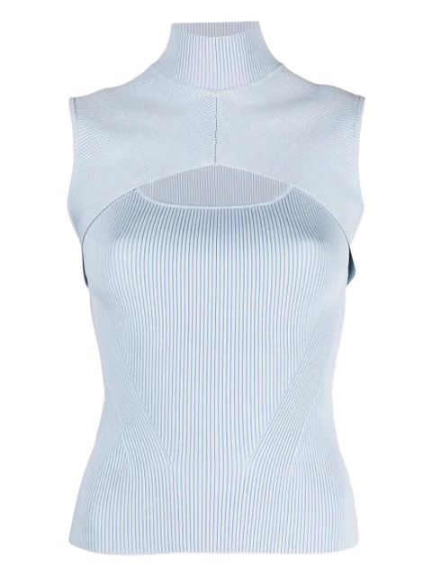 Simkhai ribbed cut-out vest - Blue - zdjęcie produktu nr 1