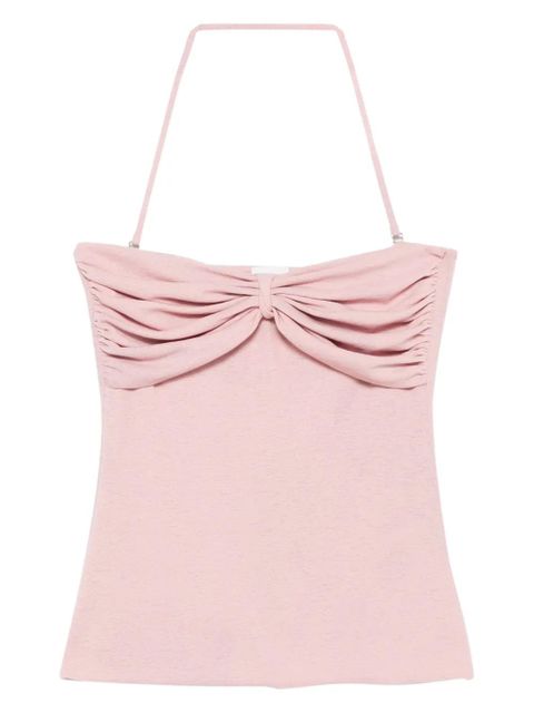 Nanushka draped-detail top - Pink - zdjęcie produktu nr 1